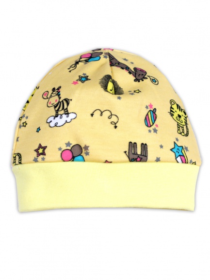 Шапочка детская "жираф/жёлтый"