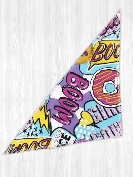 Нагрудник бум/розовый