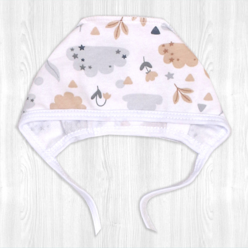 Чепчик совы/бежевый