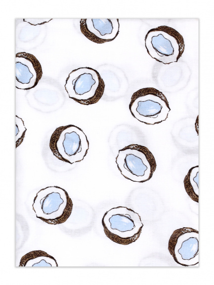 Пеленка муслин двойной кокос 100*130