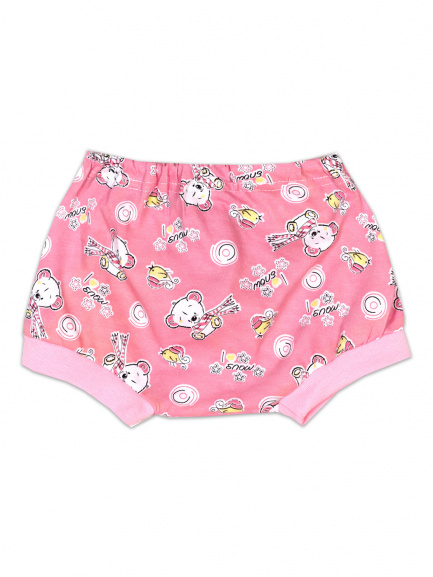 Трусы под подгузник мишки/розовый