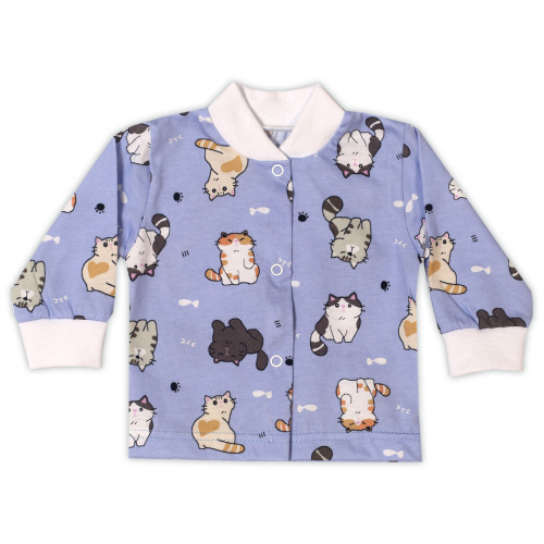 Кофта детская на кнопках котики/милые