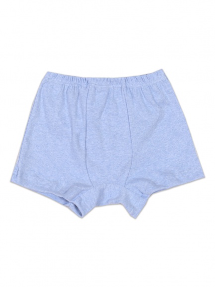 Трусы-боксеры однотонные меланж/синий