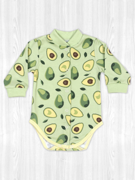 Боди для маленьких детей авокадо/мечта