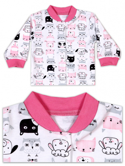 Кофта для новорожденного Мордочки