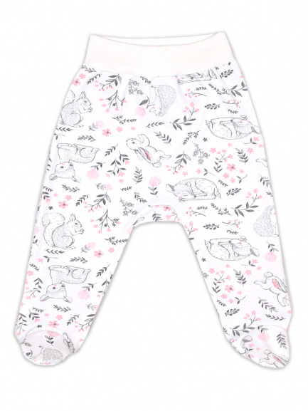 Ползунки на рибане олени/экрю