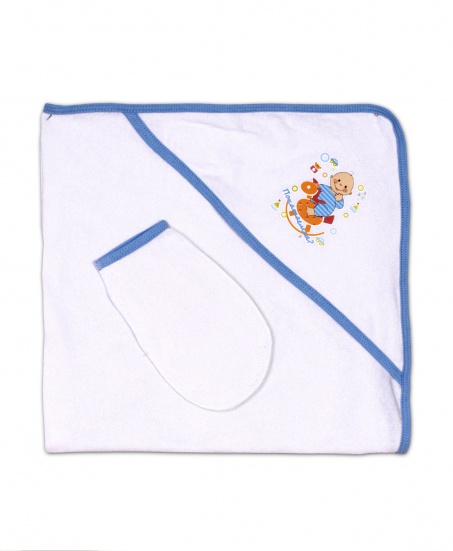 Пелёнка купальная с рукавичкой