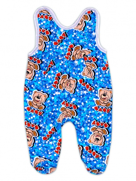 Ползунки длинные детские на кнопках