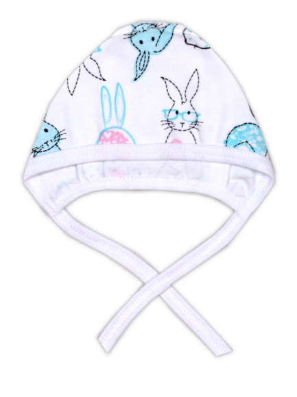Чепчик "Крошка" зайки/сердце