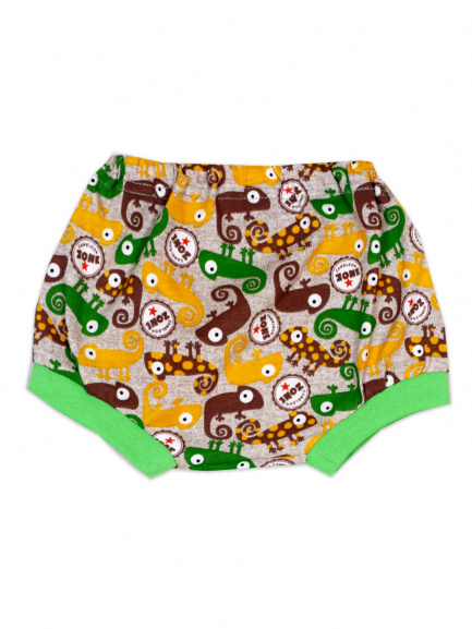 Трусы под подгузник хамелеон/зеленый