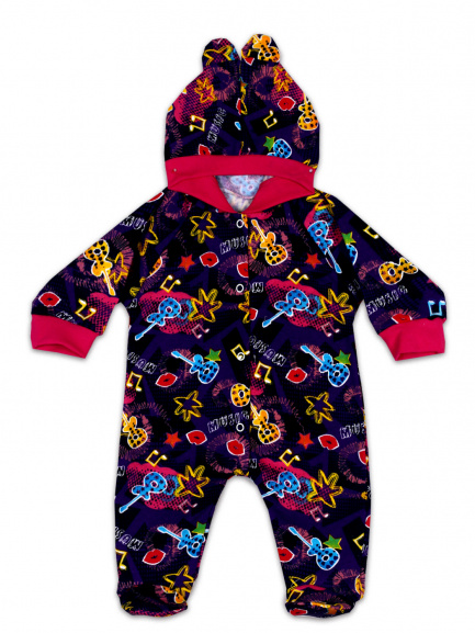 Комбинезон с ушками Гитара