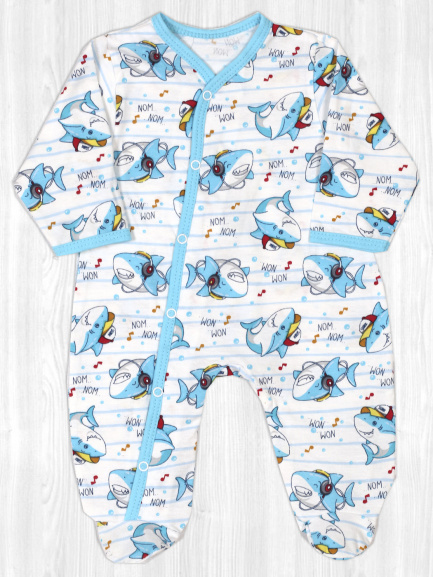 Комбинезон кулирка акулы