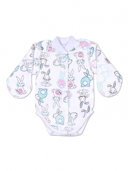 Боди для маловесных Крошка зайки/сердце