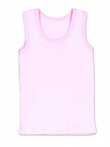 Майка для девочки однотонная