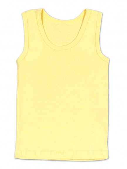 Майка для девочки однотонная