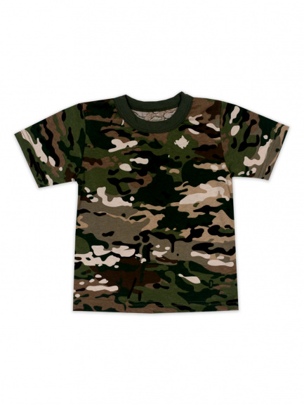 Футболка для мальчиков разводы/хаки