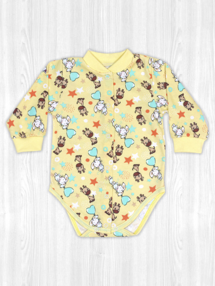 Боди для новорожденных флайзай/желтый