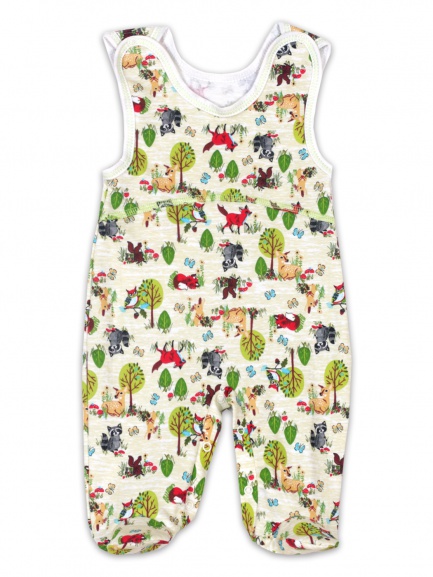 Ползунки детские на кнопках олени