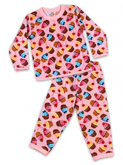 Пижама для девочки длинный рукав