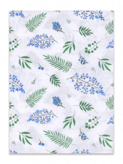 Пеленка муслин двойной папоротник