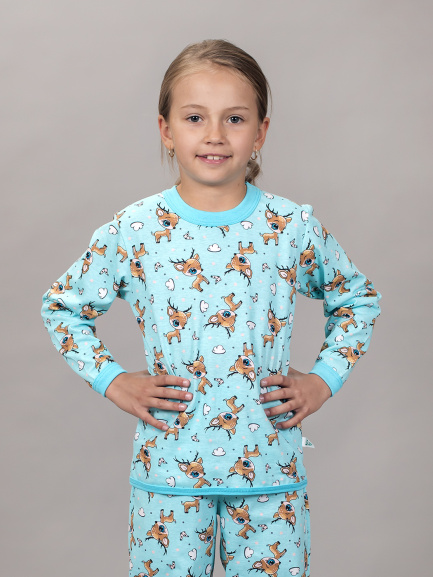 Пижама для детей олень/малыш (оз)