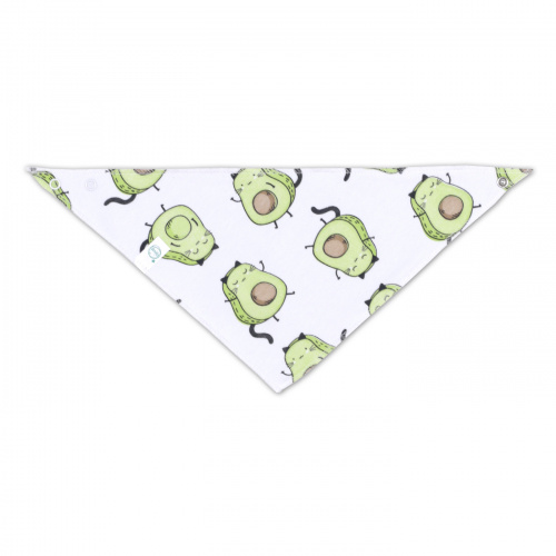 Нагрудник авокадо/белый