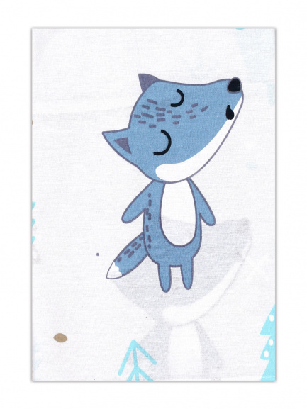 Наволочка 40*60см волчонок