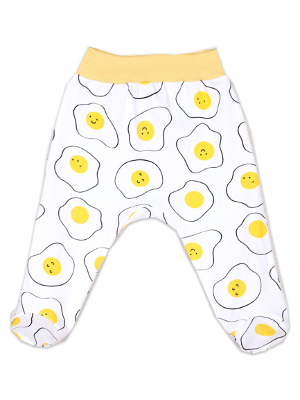 Ползунки на рибане Яичница