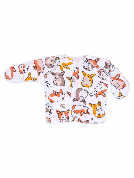 Распашонка о/з рук. на кнопках интерлок