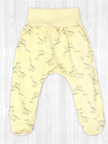 Ползунки на рибане жираф/милый