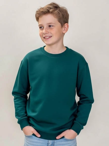 Джемпер для мальчика изумруд