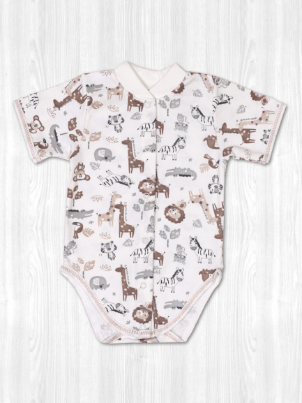 Боди для новорожденных зоопарк