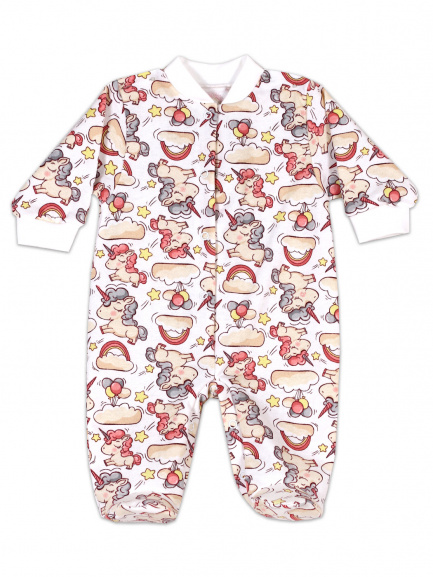 Комбинезон начес пони/экрю