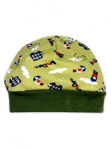 Шапочка детская "часы/хаки"