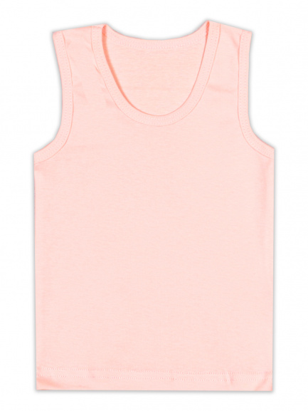 Майка для девочки персик-нежный