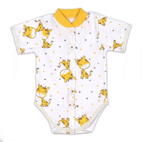 Боди для деток жирафы/желтый