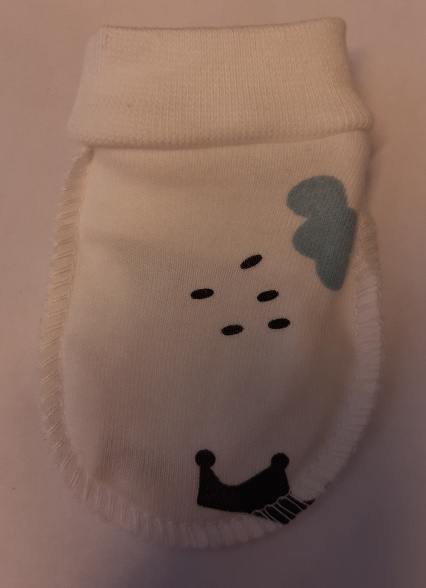 Рукавички счастье/голубой