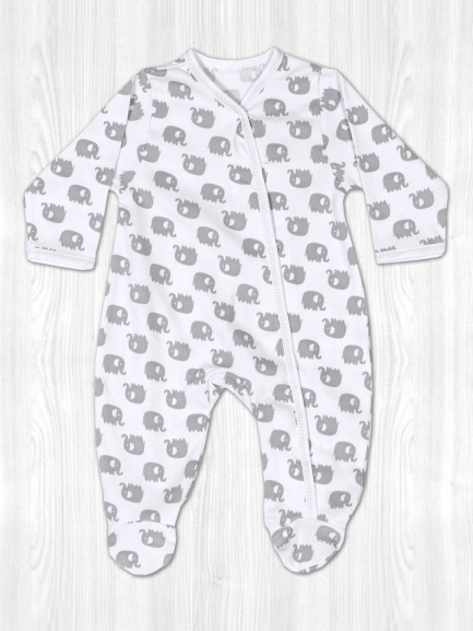 Комбинезон интерлок добрые/слоники