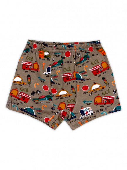 Трусы-боксеры хаки/стоп