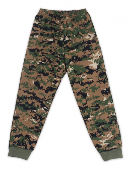 Брюки пиксели /коричневый