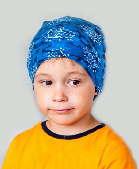 Шапка синий