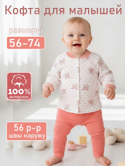 Кофта КТр-47 бантики/праздник