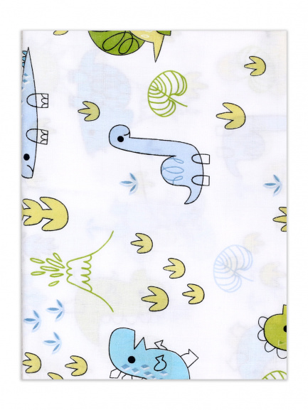 Пеленка муслин двойной динозаврики