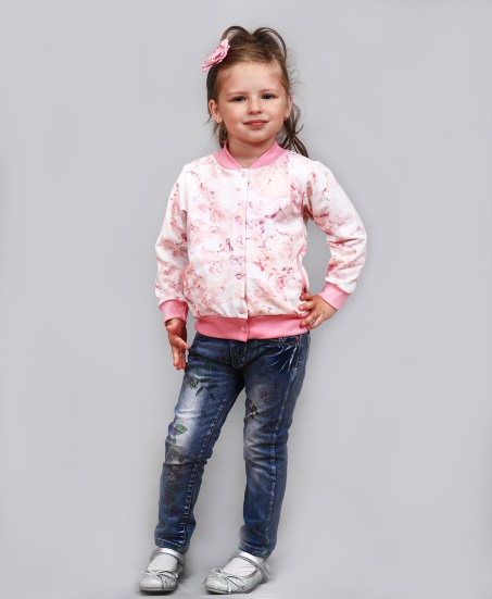 Джемпер (бомбер) для девочки