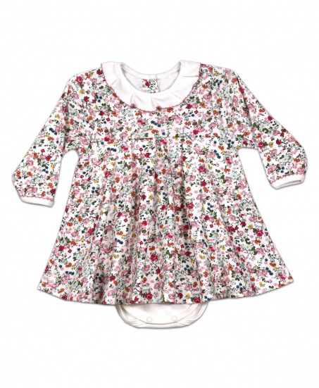 Боди-платье для новорожденных Цветы