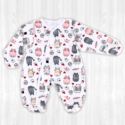 Комбинезон "Крошка" котик/любимый