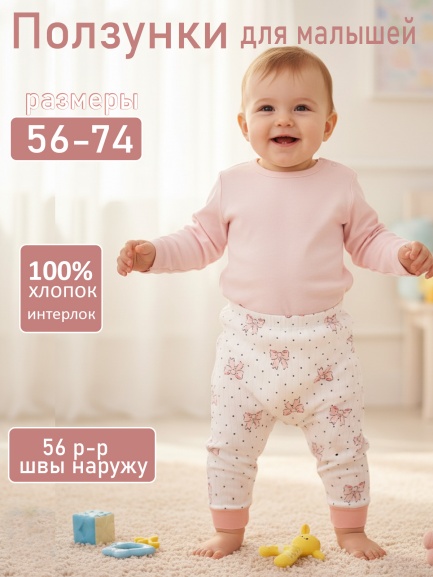 Ползунки ППг85 бантики/праздник