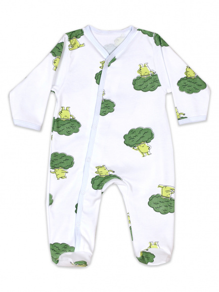 Комбинезон интерлок брокколи