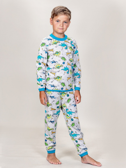 Пижама для детей отважные/динозавры