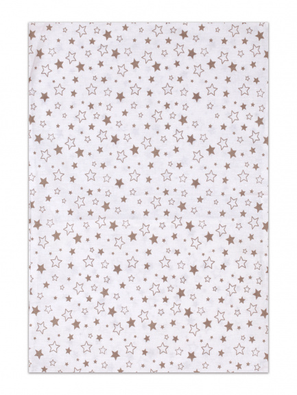 Наволочка 40*60см звёздочки бежевый